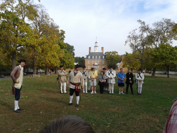 Colonial Williamsburg (guests at the hotel are 'drafted' into the militia)